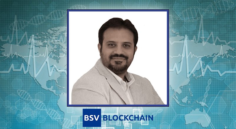 BSV Blockchain logo and Muhammad Salman Anjum named as one of the ‘Top 100 Global Blockchain Leaders’ in the world