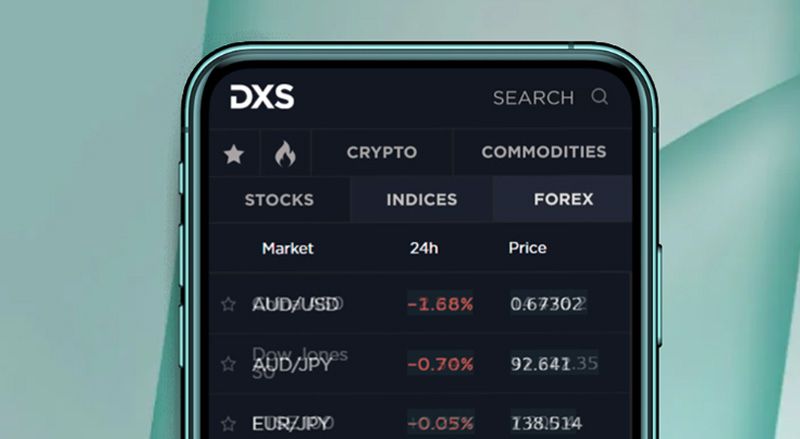 DXS interface on Cellphone