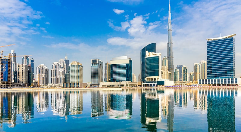 Dubai, UAE Skyline