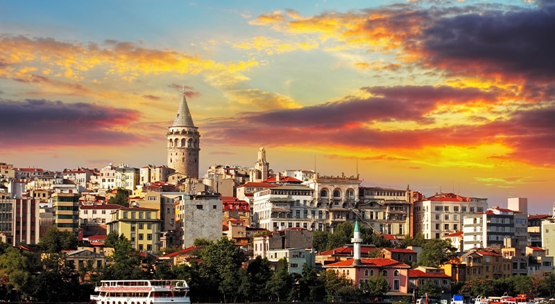 Istanbul City Skyline