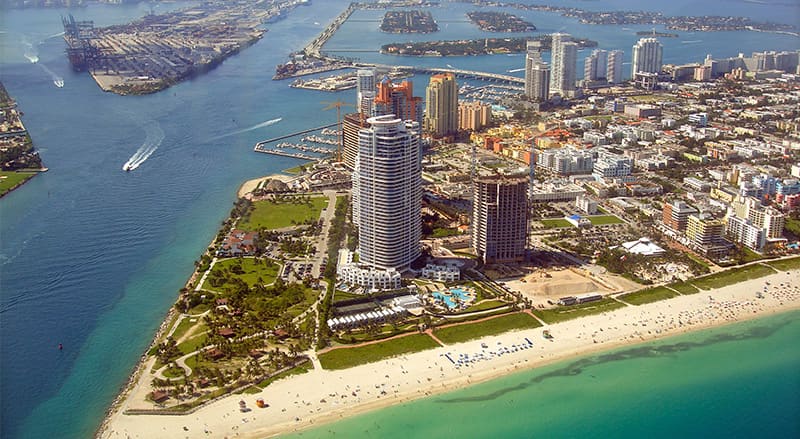 Miami City Skyline