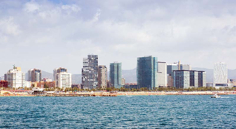 Mumbai India Skyline