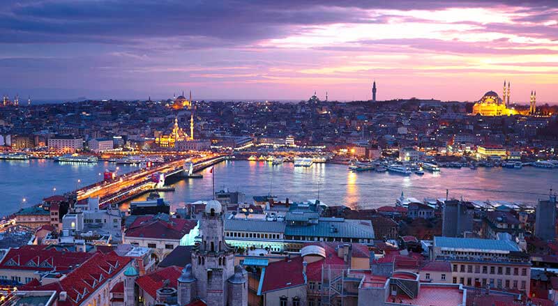 Istanbul, Turkey skyline