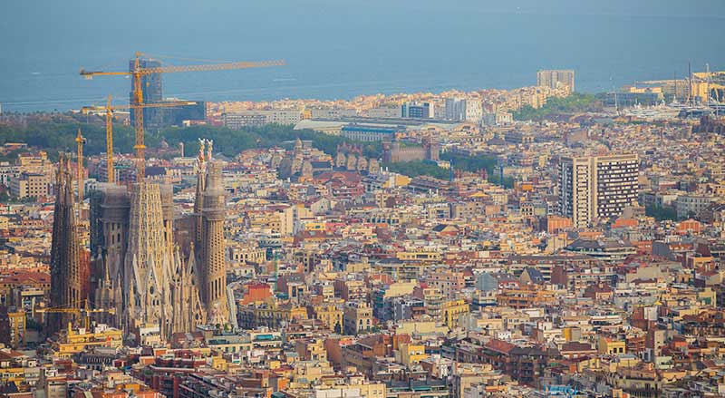 Barcelona, Spain Skyline