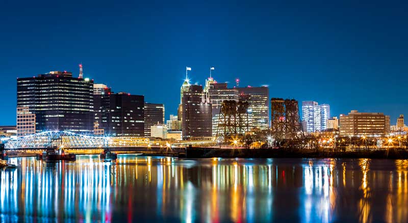 New Jersey, North America Skyline