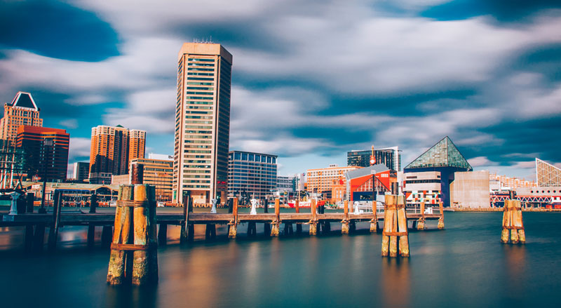 Baltimore Inner Harbor Skyline