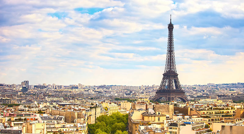 Paris France Skyline