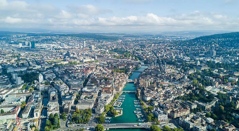 Zurich Switzerland Skyline