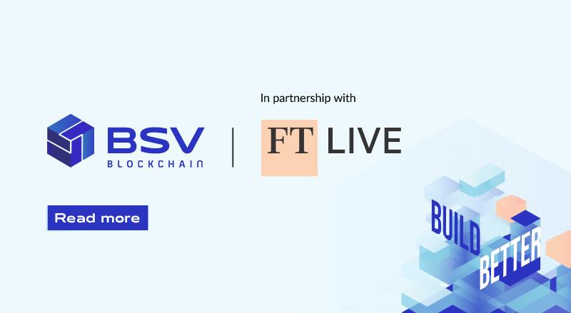 FT Live X BSV logo lock up, showcasing the partnership